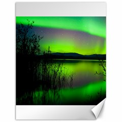 Green Northern Lights Canada Canvas 12  X 16  