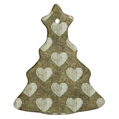 Hearts Motif Pattern Ornament (christmas Tree) 