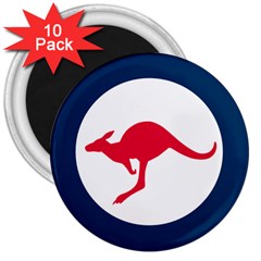 Roundel Of The Australian Air Force 3  Magnets (10 Pack)  by abbeyz71