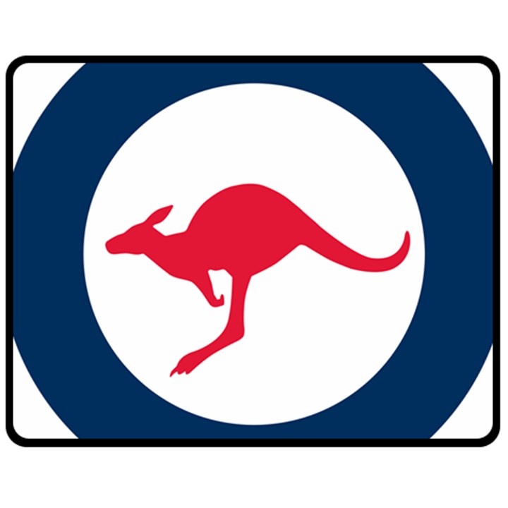 Roundel of the Australian Air Force Fleece Blanket (Medium) 