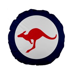 Roundel Of The Australian Air Force Standard 15  Premium Round Cushions by abbeyz71