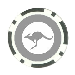 Low Visibility Roundel Of The Australian Air Force Poker Chip Card Guard (10 Pack) by abbeyz71