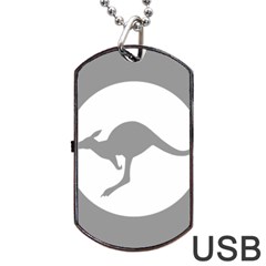 Low Visibility Roundel Of The Australian Air Force Dog Tag Usb Flash (one Side) by abbeyz71