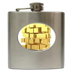 Gold Bars Feingold Bank Hip Flask (6 Oz)