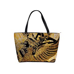 Golden Colorful The Beautiful Of Art Indonesian Batik Pattern Shoulder Handbags
