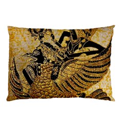 Golden Colorful The Beautiful Of Art Indonesian Batik Pattern Pillow Case (two Sides)