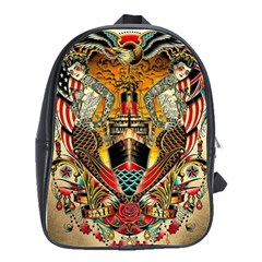 Hail Fine Art Print School Bag (large) by Sapixe