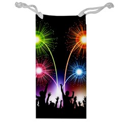 Happy New Year 2017 Celebration Animated 3d Jewelry Bag by Sapixe