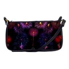 Happy New Year New Years Eve Fireworks In Australia Shoulder Clutch Bags