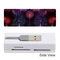 Happy New Year New Years Eve Fireworks In Australia Memory Card Reader (stick)  by Sapixe