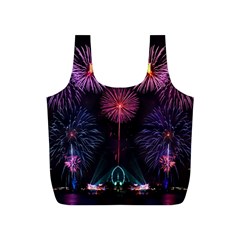 Happy New Year New Years Eve Fireworks In Australia Full Print Recycle Bags (s)  by Sapixe