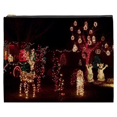 Holiday Lights Christmas Yard Decorations Cosmetic Bag (xxxl)  by Sapixe