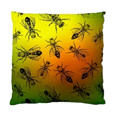 Insect Pattern Standard Cushion Case (one Side) by Sapixe