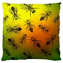 Insect Pattern Standard Flano Cushion Case (two Sides) by Sapixe