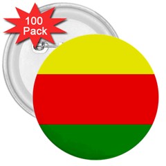 Kurdistan Kurd Kurds Kurdish Flag 3  Buttons (100 Pack)  by Sapixe