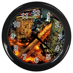 Hdri City Wall Clocks (black)