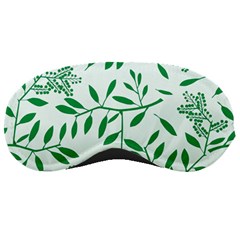 Leaves Foliage Green Wallpaper Sleeping Masks