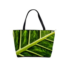 Leaf Dark Green Shoulder Handbags by Sapixe