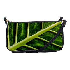 Leaf Dark Green Shoulder Clutch Bags