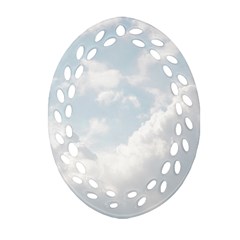 Light Nature Sky Sunny Clouds Oval Filigree Ornament (two Sides) by Sapixe