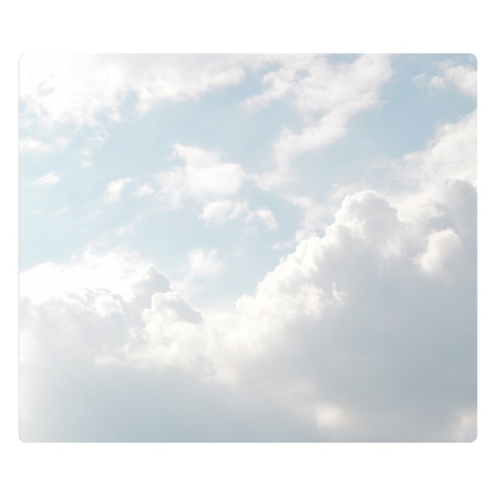 Light Nature Sky Sunny Clouds Double Sided Flano Blanket (Small) 