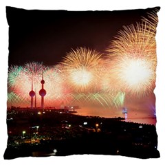 Kuwait Liberation Day National Day Fireworks Large Cushion Case (one Side)