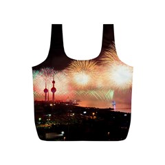 Kuwait Liberation Day National Day Fireworks Full Print Recycle Bags (s)  by Sapixe