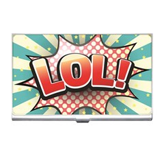 Lol Comic Speech Bubble  Vector Illustration Business Card Holders by Sapixe