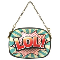 Lol Comic Speech Bubble  Vector Illustration Chain Purses (one Side)  by Sapixe