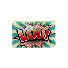 Lol Comic Speech Bubble  Vector Illustration Cosmetic Bag (xs) by Sapixe