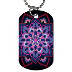 Mandala Circular Pattern Dog Tag (one Side) by Sapixe