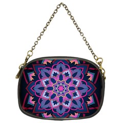 Mandala Circular Pattern Chain Purses (two Sides)  by Sapixe