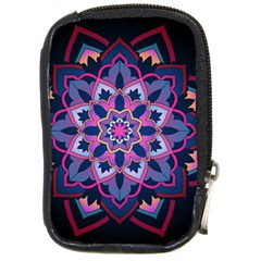 Mandala Circular Pattern Compact Camera Cases by Sapixe