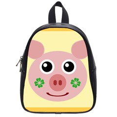 Luck Lucky Pig Pig Lucky Charm School Bag (small) by Sapixe