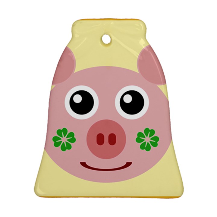 Luck Lucky Pig Pig Lucky Charm Ornament (Bell)