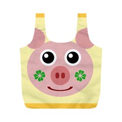 Luck Lucky Pig Pig Lucky Charm Full Print Recycle Bags (m)  by Sapixe