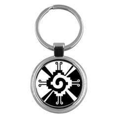 Maya Calendar Native American Religion Key Chains (round)  by Sapixe