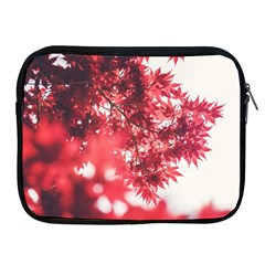 Maple Leaves Red Autumn Fall Apple Ipad 2/3/4 Zipper Cases by Sapixe