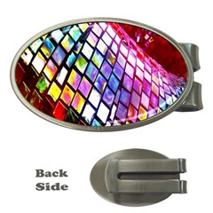 Multicolor Wall Mosaic Money Clips (oval) 