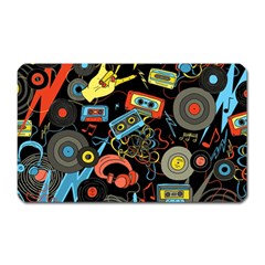 Music Pattern Magnet (rectangular)