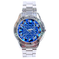 Network Connection Structure Knot Stainless Steel Analogue Watch by Sapixe