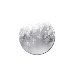 New Year Holiday Snowflakes Tree Branches Golf Ball Marker (10 Pack) by Sapixe