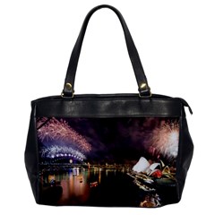 New Year’s Evein Sydney Australia Opera House Celebration Fireworks Office Handbags by Sapixe