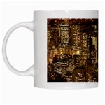 New York City At Night Future City Night White Mugs Left