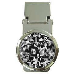 Noise Texture Graphics Generated Money Clip Watches by Sapixe