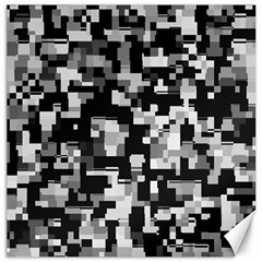 Noise Texture Graphics Generated Canvas 20  X 20  