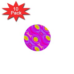Noise Texture Graphics Generated 1  Mini Buttons (10 Pack) 