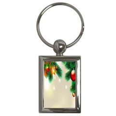 Ornament Christmast Pattern Key Chains (rectangle) 