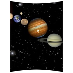 Outer Space Planets Solar System Back Support Cushion by Sapixe