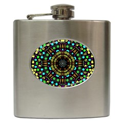 Liven Up In Love Light And Sun Hip Flask (6 Oz) by pepitasart